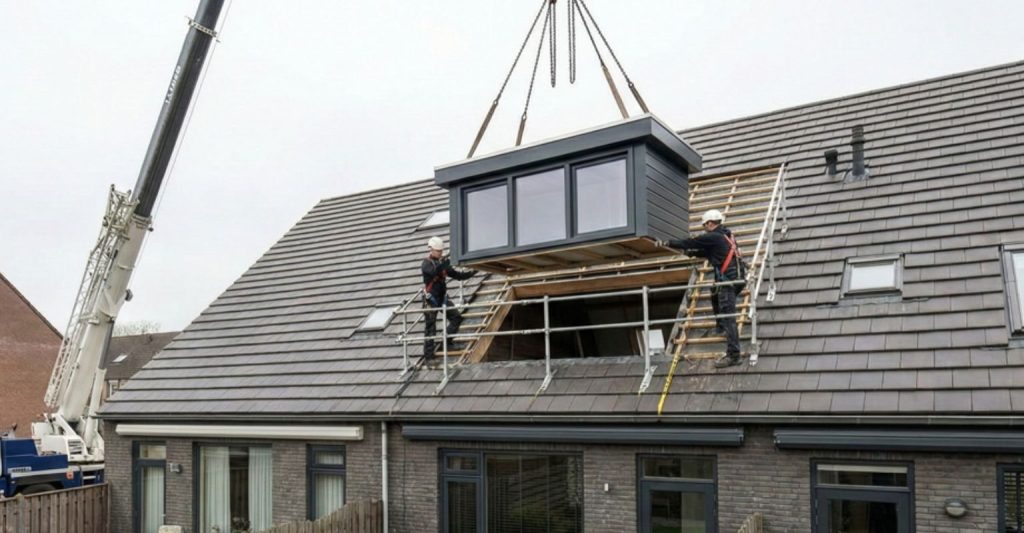 Dakkapel in Helmond - Prefab dakkapel